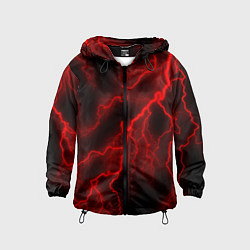 Детская ветровка МОЛНИЯ RED NEON