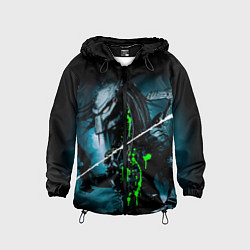 Ветровка с капюшоном детская PREDATOR, цвет: 3D-черный