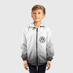 Ветровка с капюшоном детская Volkswagen, цвет: 3D-черный — фото 2