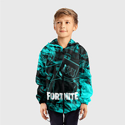 Ветровка с капюшоном детская Fortnite Marshmello, цвет: 3D-черный — фото 2