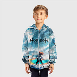 Ветровка с капюшоном детская HORIZON ZERO DAWN, цвет: 3D-белый — фото 2