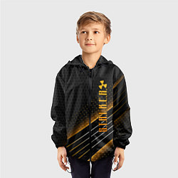 Ветровка с капюшоном детская S T A L K E R, цвет: 3D-черный — фото 2