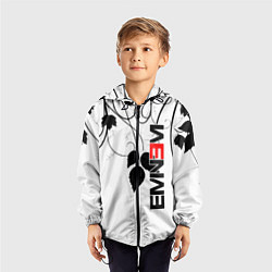 Ветровка с капюшоном детская Eminem, цвет: 3D-черный — фото 2