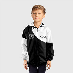 Ветровка с капюшоном детская СССР, цвет: 3D-черный — фото 2