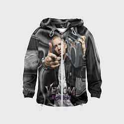 Ветровка с капюшоном детская Eminem-Venom, цвет: 3D-белый