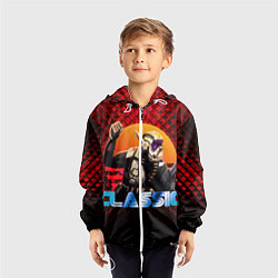 Ветровка с капюшоном детская Dune 2, цвет: 3D-белый — фото 2