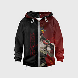 Ветровка с капюшоном детская Hades, цвет: 3D-белый
