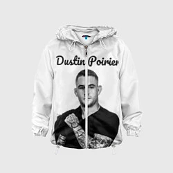 Ветровка с капюшоном детская Dustin Poirier, цвет: 3D-белый