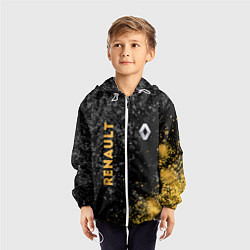 Ветровка с капюшоном детская Renault Брызги, цвет: 3D-белый — фото 2