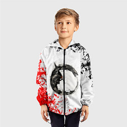 Ветровка с капюшоном детская BERSERK БЕРСЕРК, цвет: 3D-черный — фото 2