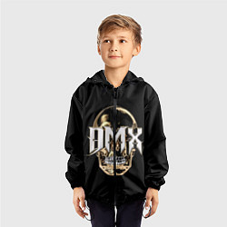 Ветровка с капюшоном детская DMX Skull, цвет: 3D-черный — фото 2