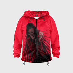 Ветровка с капюшоном детская ЮМЭКО БЕЗУМНЫЙ АЗАРТ, цвет: 3D-черный