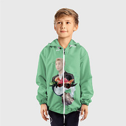 Ветровка с капюшоном детская RM x J-Hope, цвет: 3D-белый — фото 2
