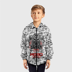 Ветровка с капюшоном детская Metro DANGER, цвет: 3D-черный — фото 2