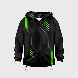 Детская ветровка ФУТУРИСТИЧНАЯ БРОНЯ ЗЕЛЕНАЯ