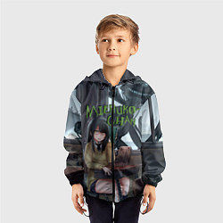 Ветровка с капюшоном детская Мерико Чан, цвет: 3D-черный — фото 2