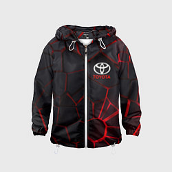 Детская ветровка Тойота 3D плиты с подсветкой