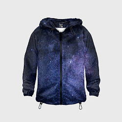 Ветровка с капюшоном детская Night sky, цвет: 3D-черный