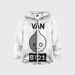 Детская ветровка BTS VAN BT21