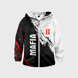 Ветровка с капюшоном детская MAFIA II мафия 2, цвет: 3D-белый