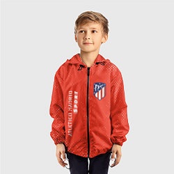 Ветровка с капюшоном детская АТЛЕТИКО Atletico Madrid Sport Гранж, цвет: 3D-черный — фото 2