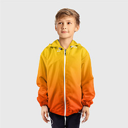 Ветровка с капюшоном детская Жаркий день, цвет: 3D-белый — фото 2