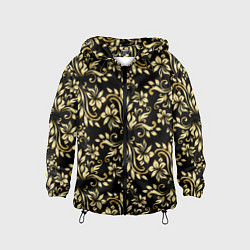 Ветровка с капюшоном детская Gold khokhloma, цвет: 3D-черный