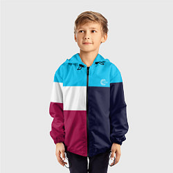 Ветровка с капюшоном детская FIRM как в 90х, цвет: 3D-черный — фото 2