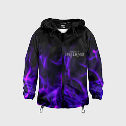 Детская ветровка Dantes Inferno flame neon