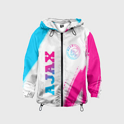 Детская ветровка Ajax neon gradient style вертикально