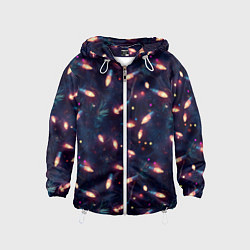 Детская ветровка Паттерн новогодняя гирлянда