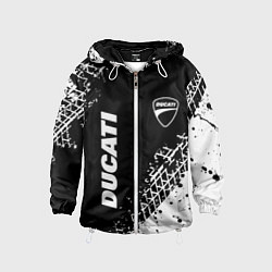 Детская ветровка Ducati - следы от шин