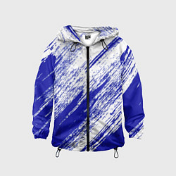 Детская ветровка The color is white and blue