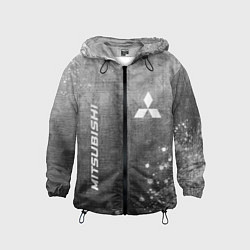 Детская ветровка Mitsubishi - grey gradient вертикально