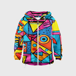Детская ветровка Кислая геометрия