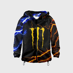 Ветровка с капюшоном детская Monster energy storm, цвет: 3D-черный