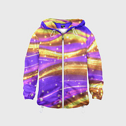 Детская ветровка Блестящая волнистая текстура