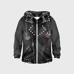 Детская ветровка Кукрыниксы косуха с нашивками