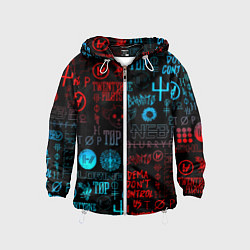 Детская ветровка Twenty one pilots rock pattern