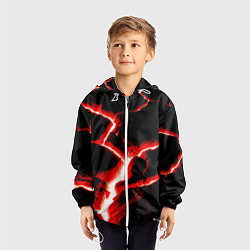 Ветровка с капюшоном детская The rift, цвет: 3D-белый — фото 2