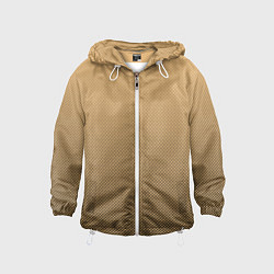 Детская ветровка Градиент бежевый текстура