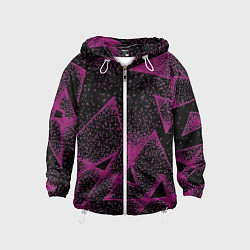Детская ветровка The triangle is pink