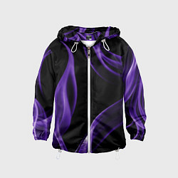 Детская ветровка Purple abstraction