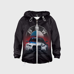 Детская ветровка BMW на красном фоне