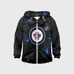 Ветровка с капюшоном детская Виннипег Джетс - НХЛ хоккей, цвет: 3D-белый