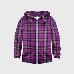 Детская ветровка Color pink checkerboard