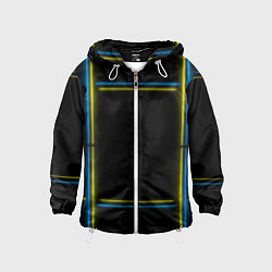 Детская ветровка Neon yellow blue