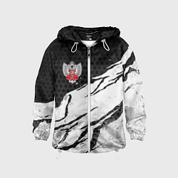 Детская ветровка Федерация бокса России - белый затертый