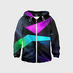 Детская ветровка Neon colored geometric