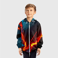 Ветровка с капюшоном детская Rift, цвет: 3D-белый — фото 2